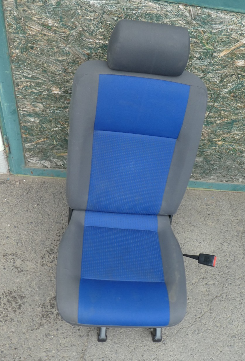 VW T5 Multivan Sitz Sitze 2. Sitzreihe Rechts Klappfunktion blau ORIGINAL gebraucht - Transporter