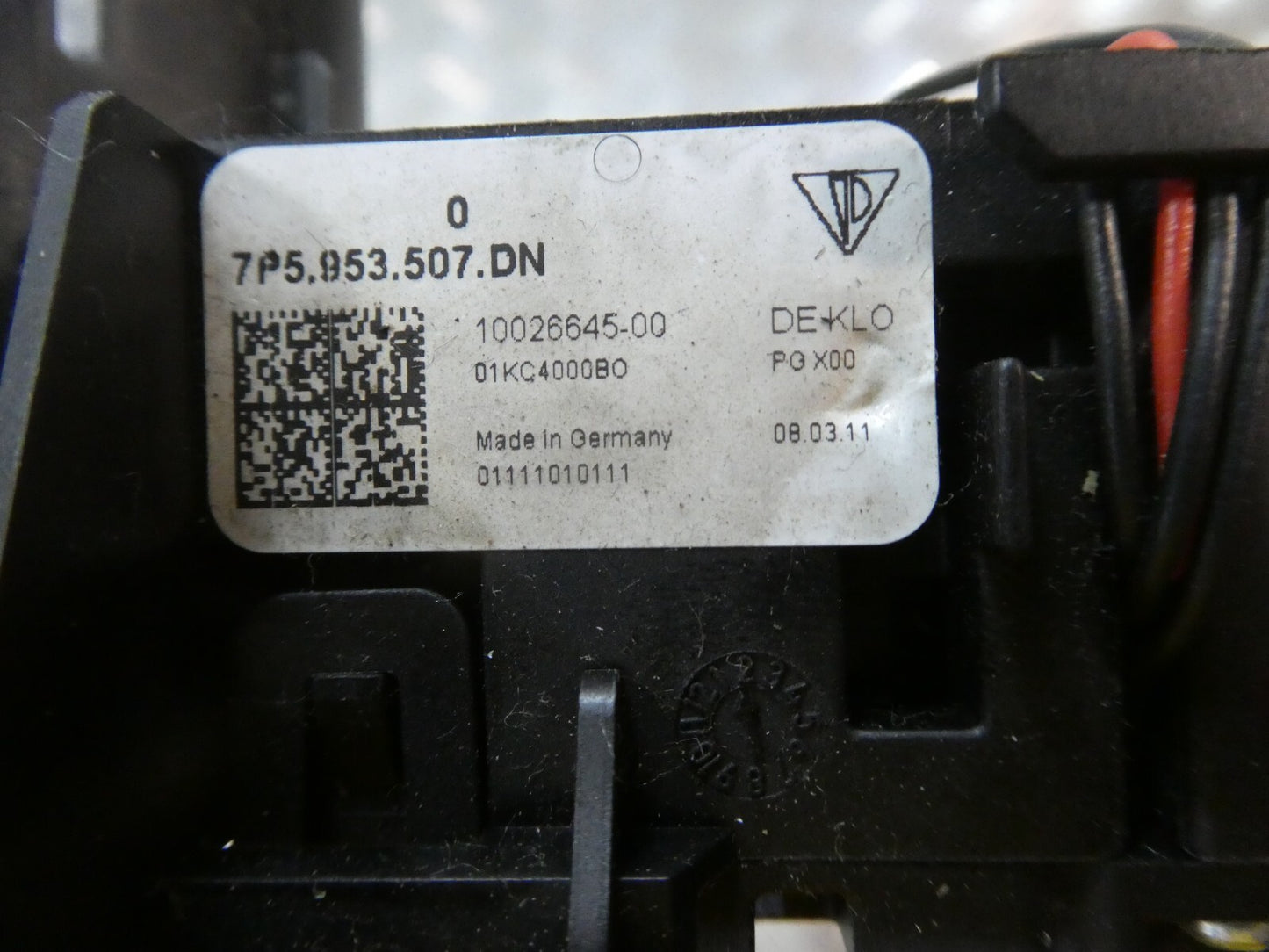 Porsche Cayenne 92A Blinkschalter Tempomat 7P5953507DN ORIGINAL gebraucht - Wischerschalter