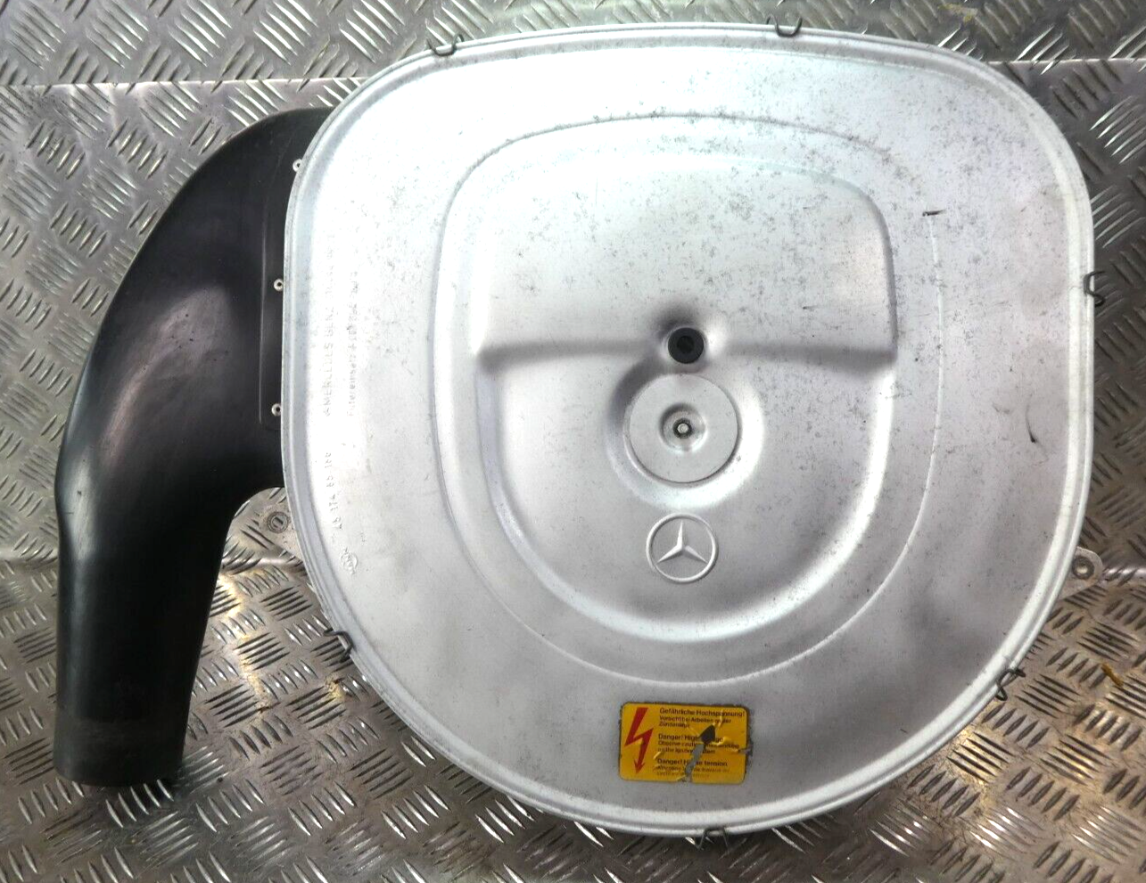 Mercedes C126 W126 Luftfilterkasten Filterkasten Aluminium 4517485186 ORIGINAL gebraucht - 0110949902