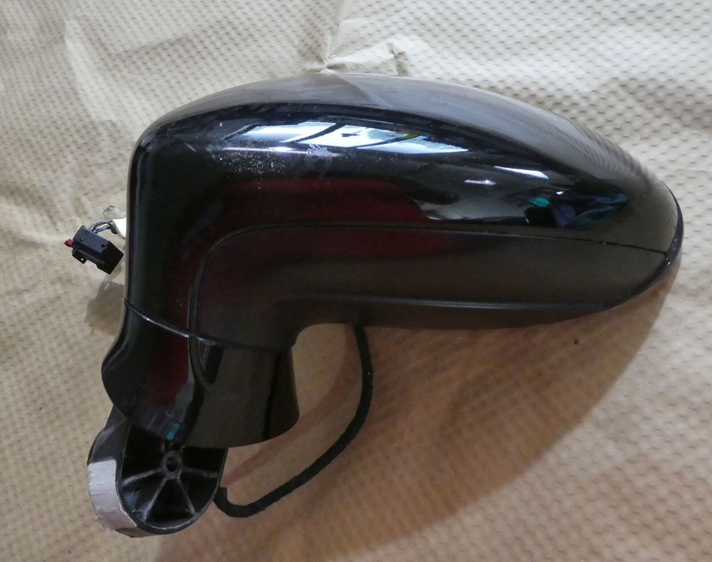 Porsche Panamer 970 Spiegel Aussenspiegel Links SCHWARZ 7 PIN ORIGINAL gebraucht - 97061266600