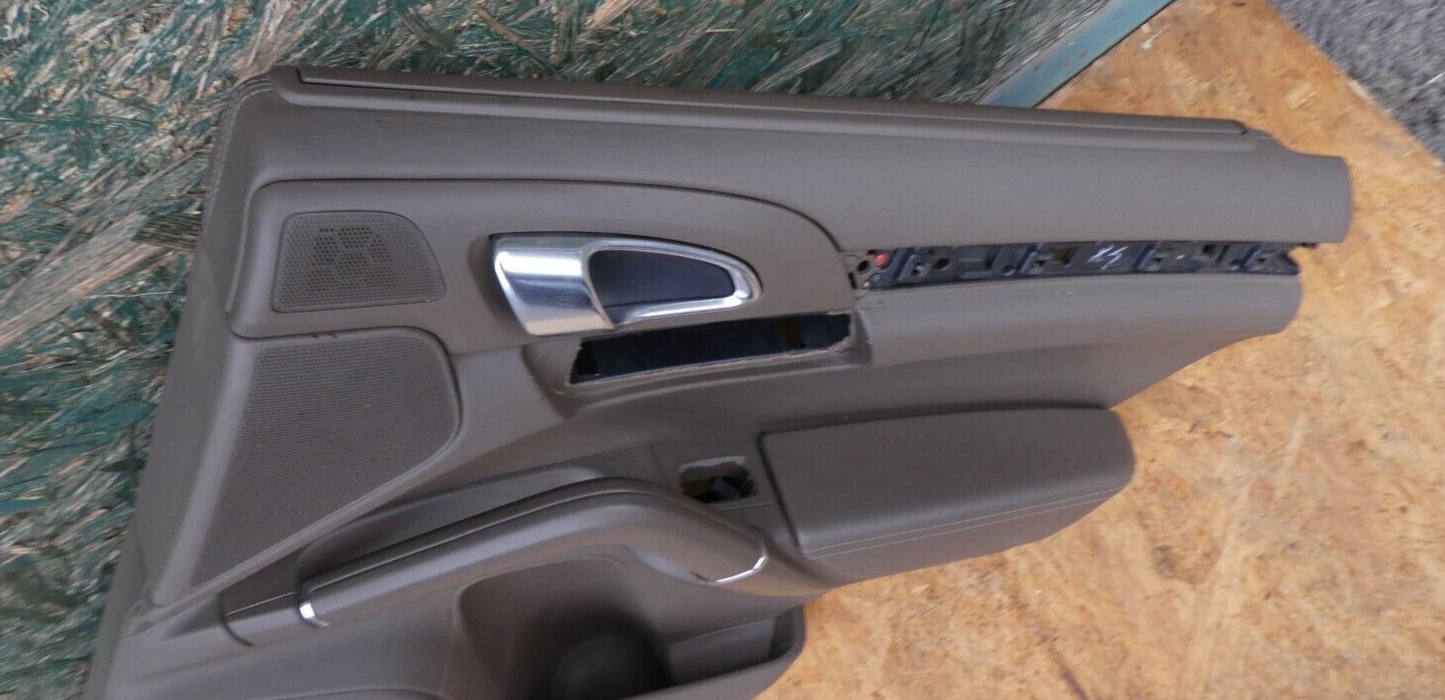 Porsche Cayenne 92A Türverkleidung Hinten Rechts Braun ORIGINAL gebraucht - Umbra ORIGINAL gebraucht - 7P5867212K