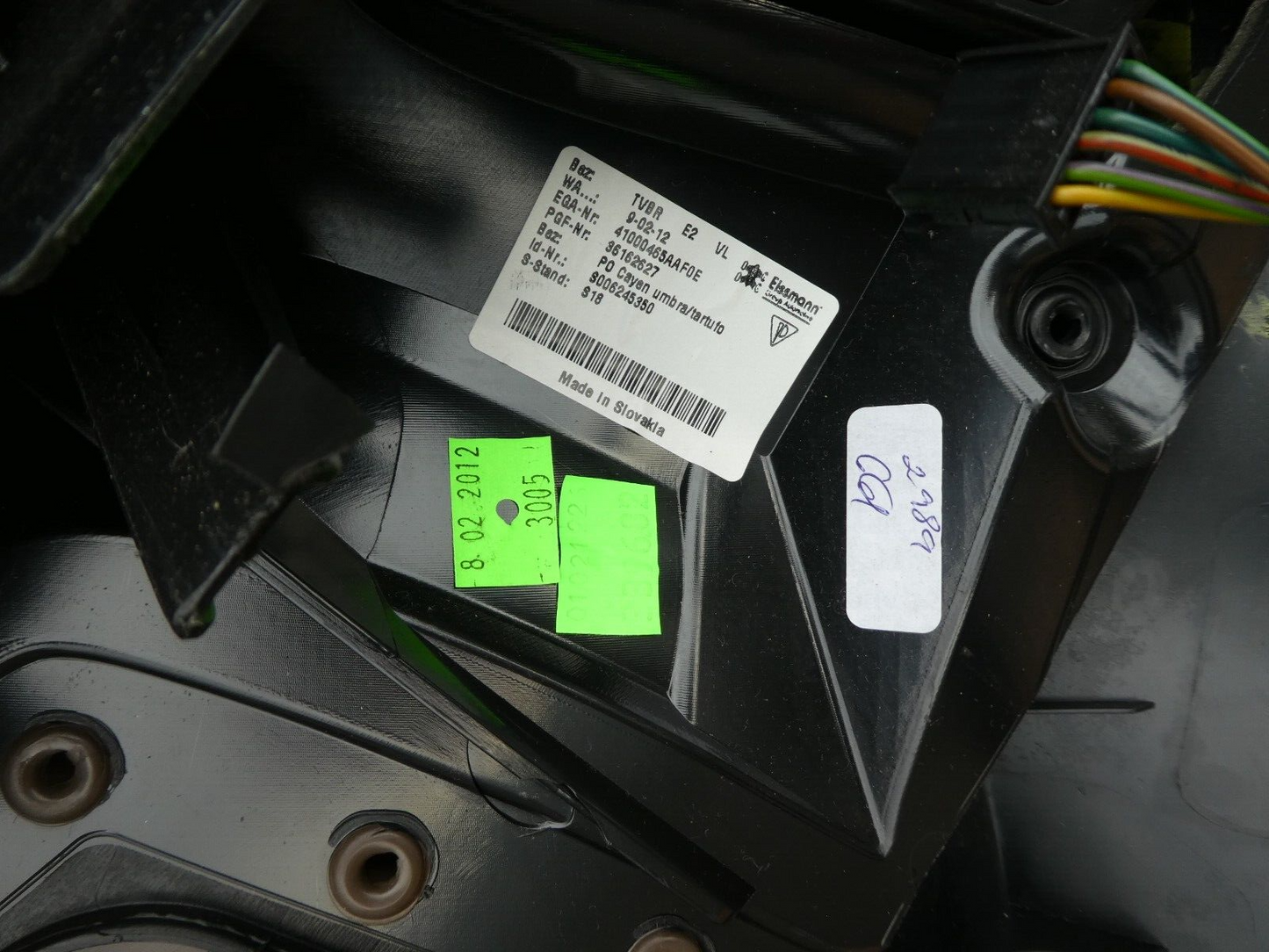 Porsche Cayenne 92A Türverkleidung Vorne Links Umbra Tartufo ORIGINAL gebraucht - 7P5867011D