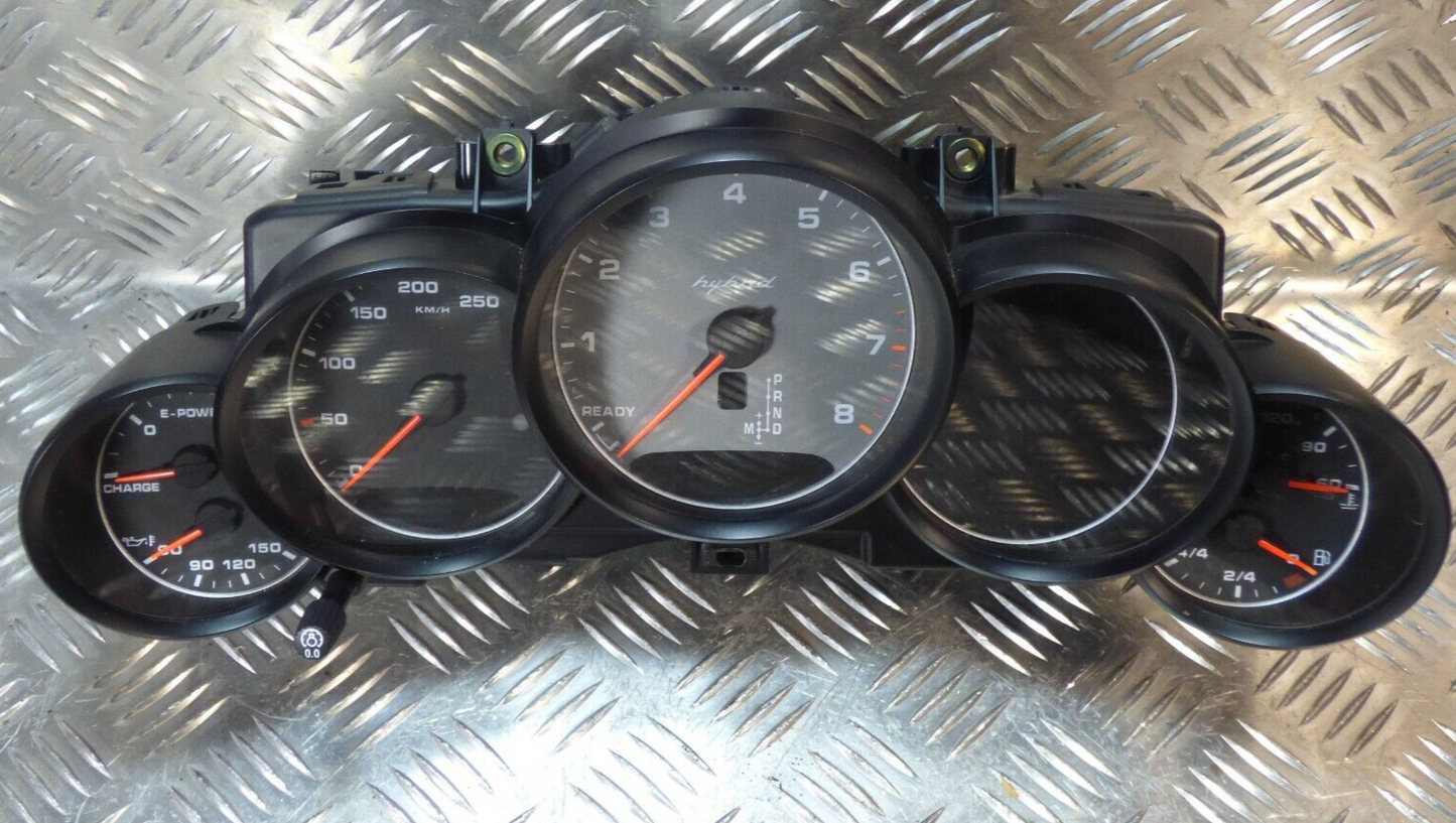 Porsche Cayenne 92A 3.0 Hybrid Tacho Cluster 7P5945903C schwarz ORIGINAL gebraucht - Kombiinstrument
