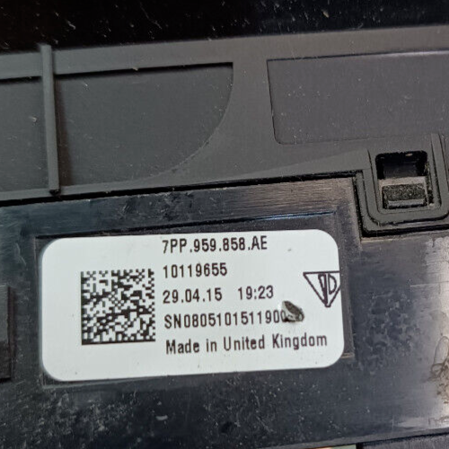 Porsche Cayenne S 92A Fensterheberschalter Vorne Links 7PP959858AE ORIGINAL gebraucht - Schalter