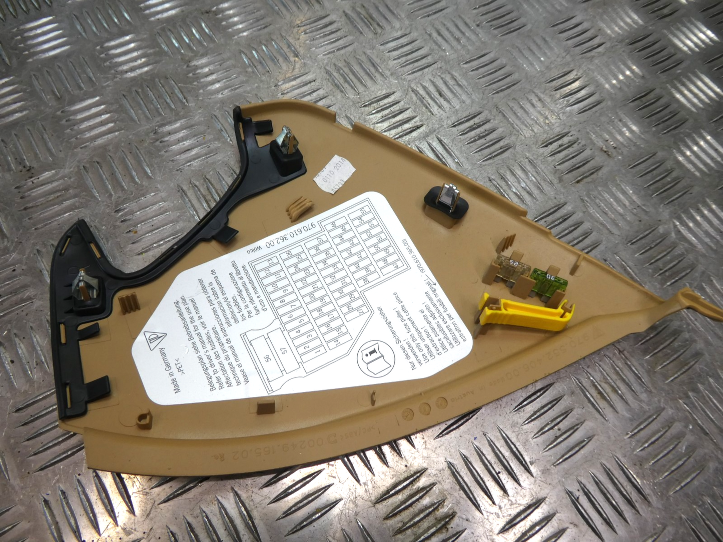 Porsche Panamera 970 Abdeckung Armaturenbrett rechts Verkleidung ORIGINAL gebraucht - 97055240600
