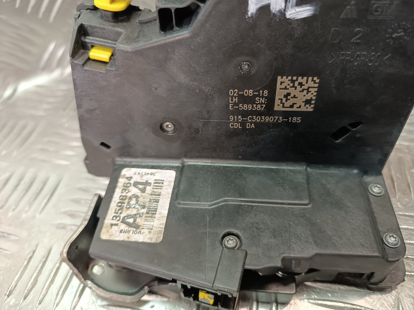 OPEL ASTRA K 1.4 2019 Türschloss Schloss Hinten Links ORIGINAL gebraucht - 13598364