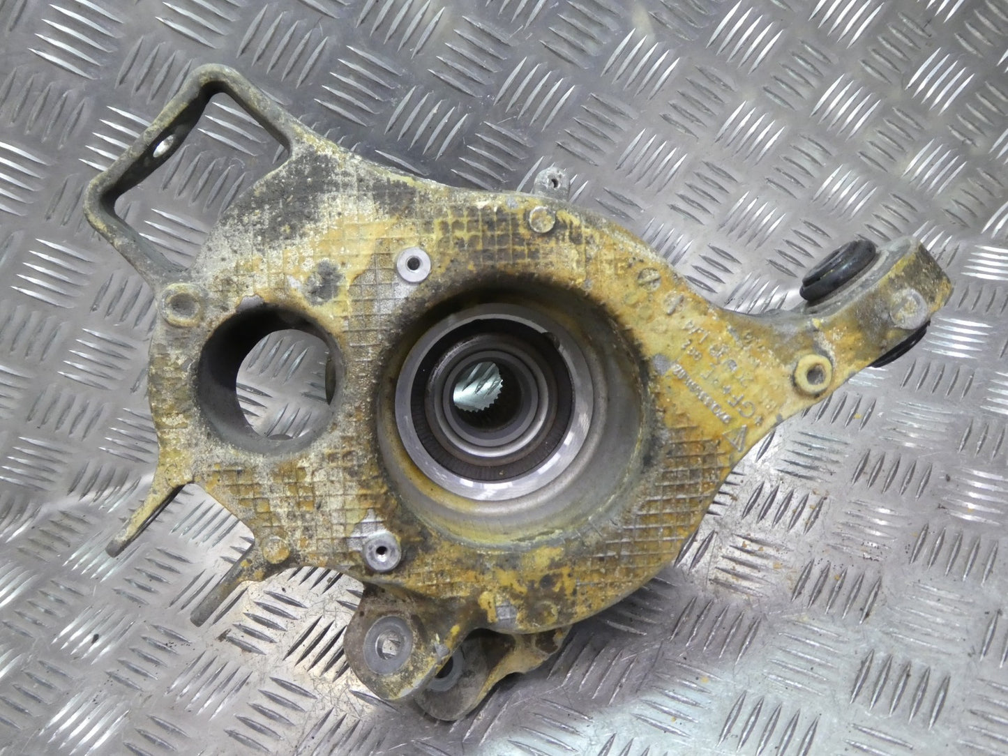 Porsche Panamera 970 Achsschenkel Radnabe + parkbremse hinten links ORIGINAL gebraucht - 97033161102