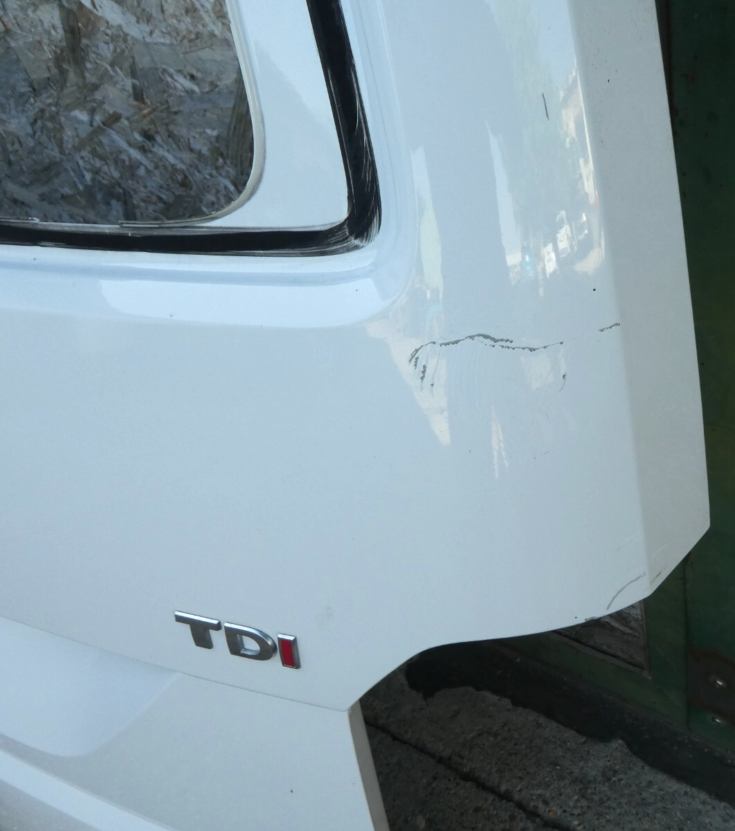 VW T6 2019 Heckklappe Koferramudeckel weiß ORIGINAL gebraucht - Transporter
