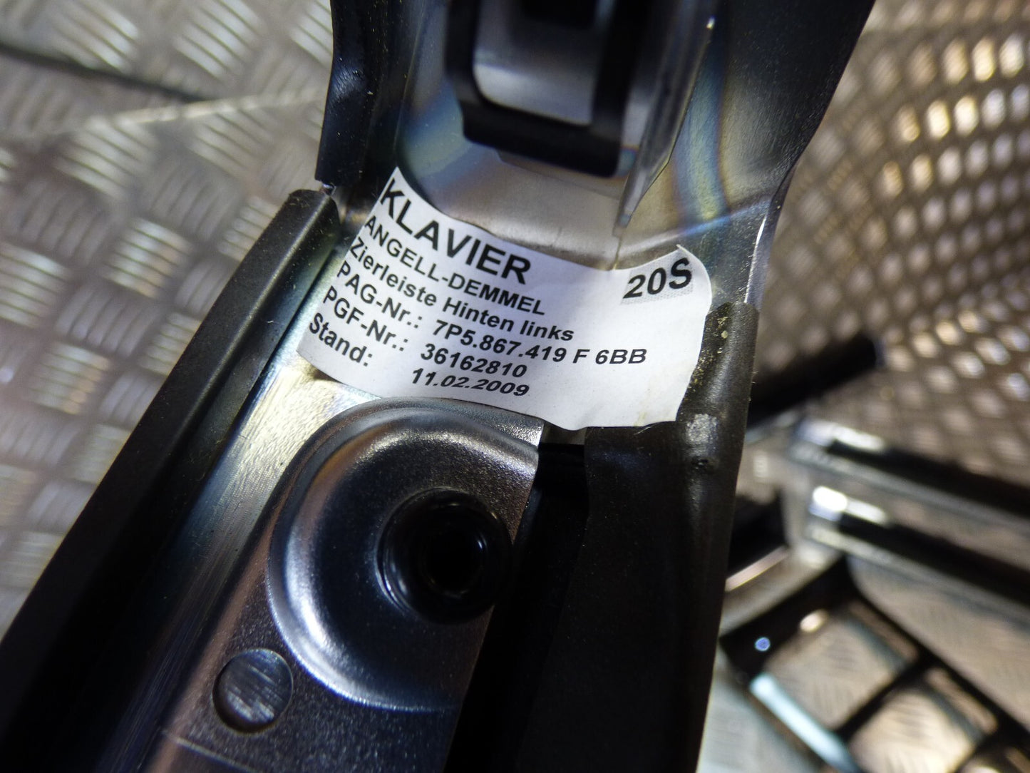 Porsche Cayenne 92A Zierleiste Dekorleiste Klavier Set Kit Satz ORIGINAL gebraucht - Innenzierleisten