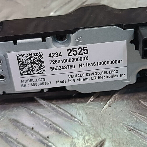 OPEL ASTRA K 1.4 Turbo Radio Schalter Audio Kontrolle GM 506000957 ORIGINAL gebraucht - 42342525