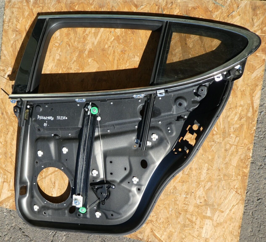 Porsche 970 Türrahmen Fensterheber hinten links mit Sonnenschutzrollo ORIGINAL gebraucht - Panamera