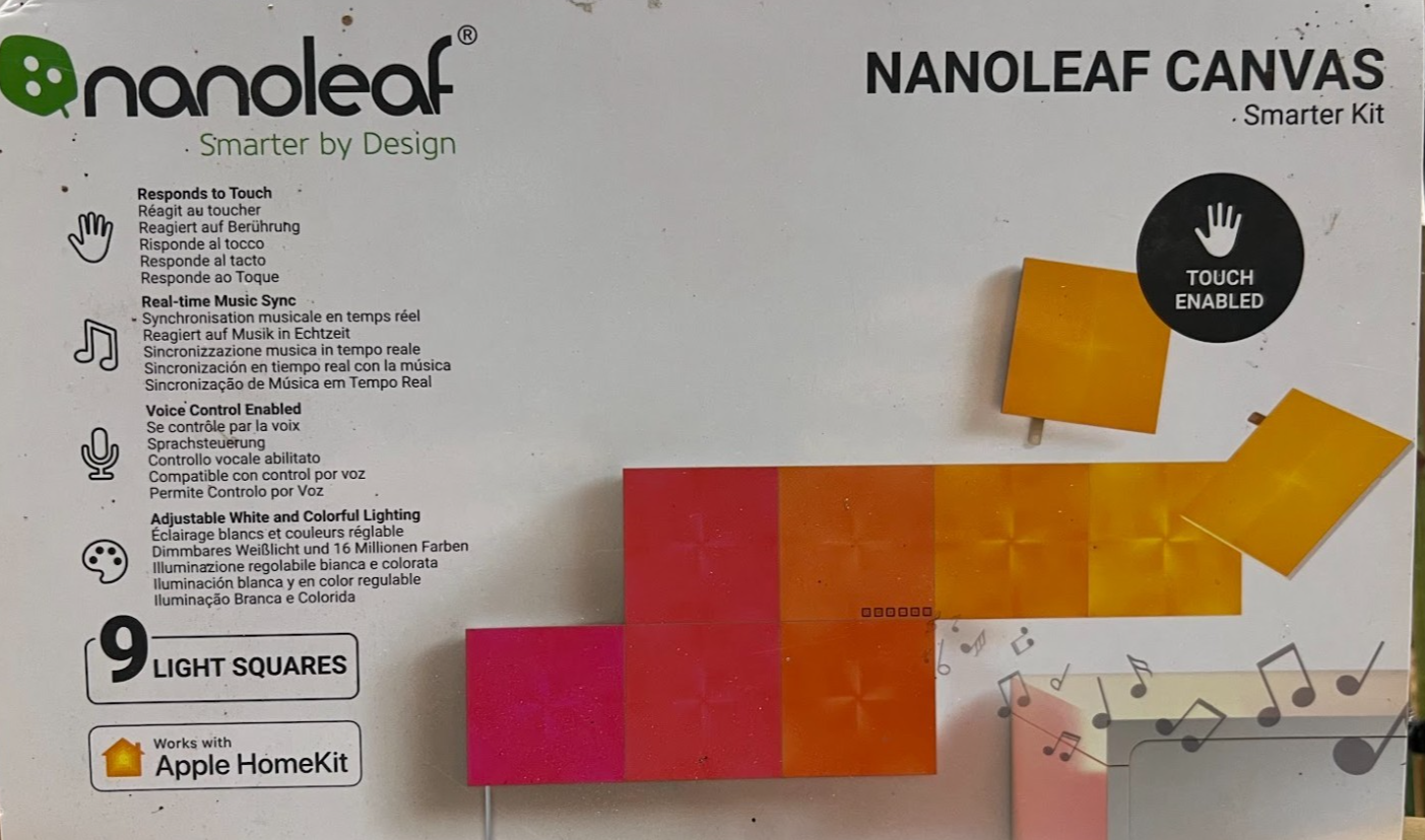 Canvas 29-teiliges Set quadratische LED-Lichtpaneele ORIGINAL gebraucht - Nanoleaf