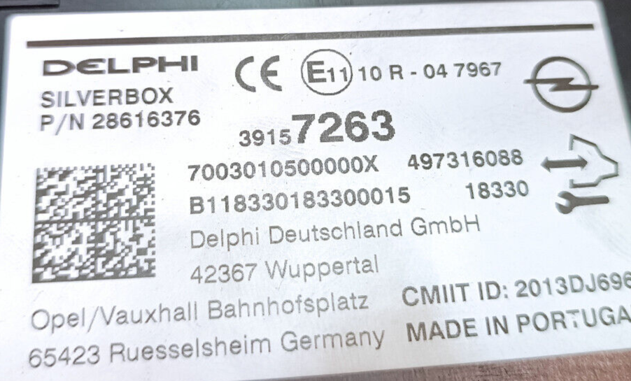 OPEL ASTRA K 1.4 Turbo Navigation GPS Navi Radio ORIGINAL gebraucht - 39157263