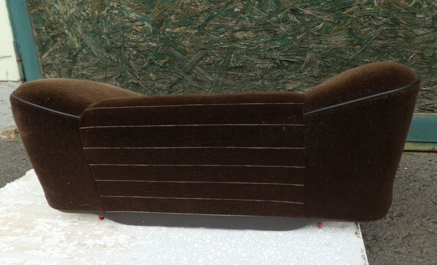 Mercedes-Benz W126 SEC Coupe C126 126 Sitzfläche hinten Links _ Velour braun