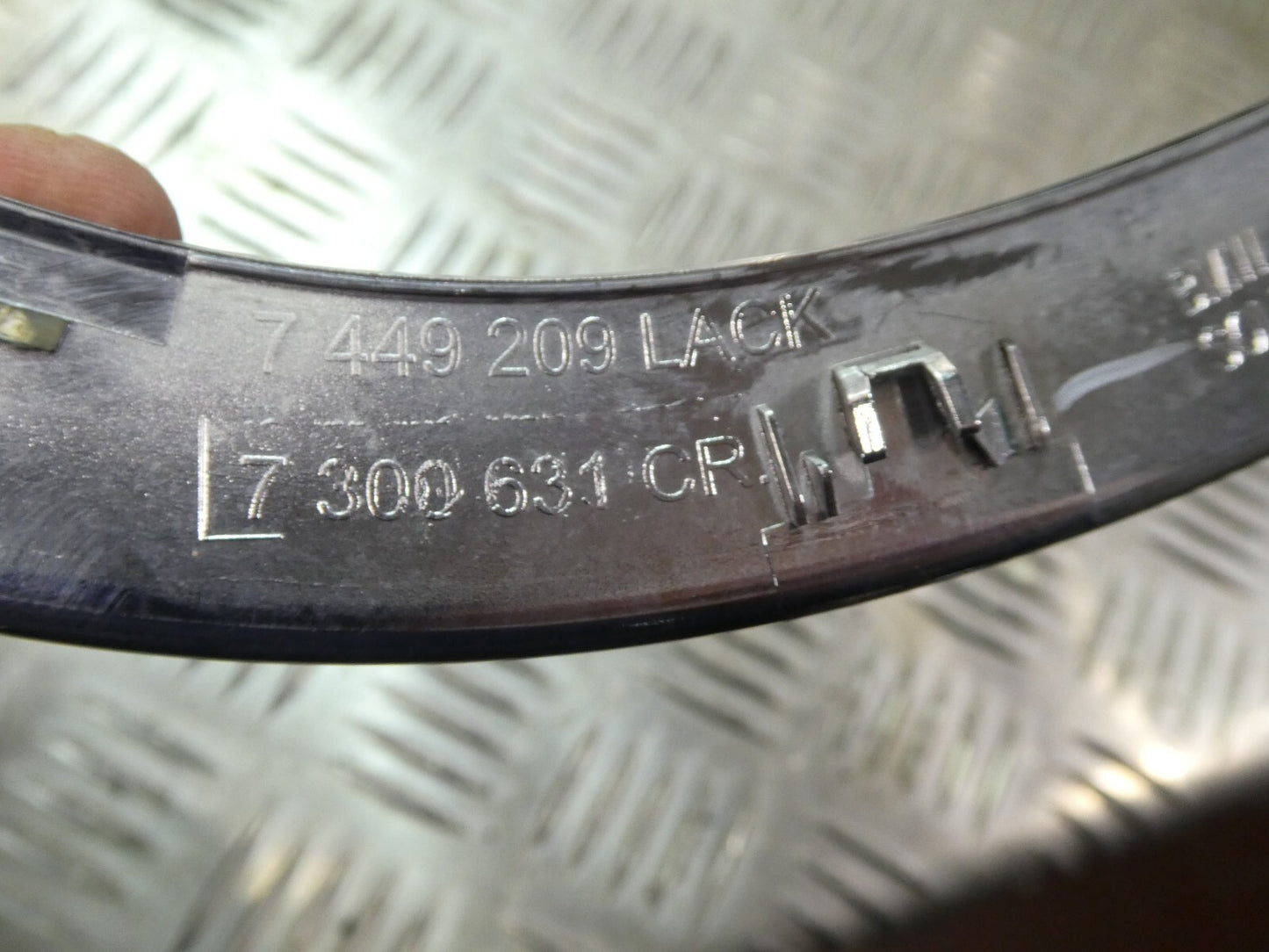 Mini Cooper F55 F56 F57 Zierring Scheinwerfer Chrom links CR ORIGINAL gebraucht - 7300631