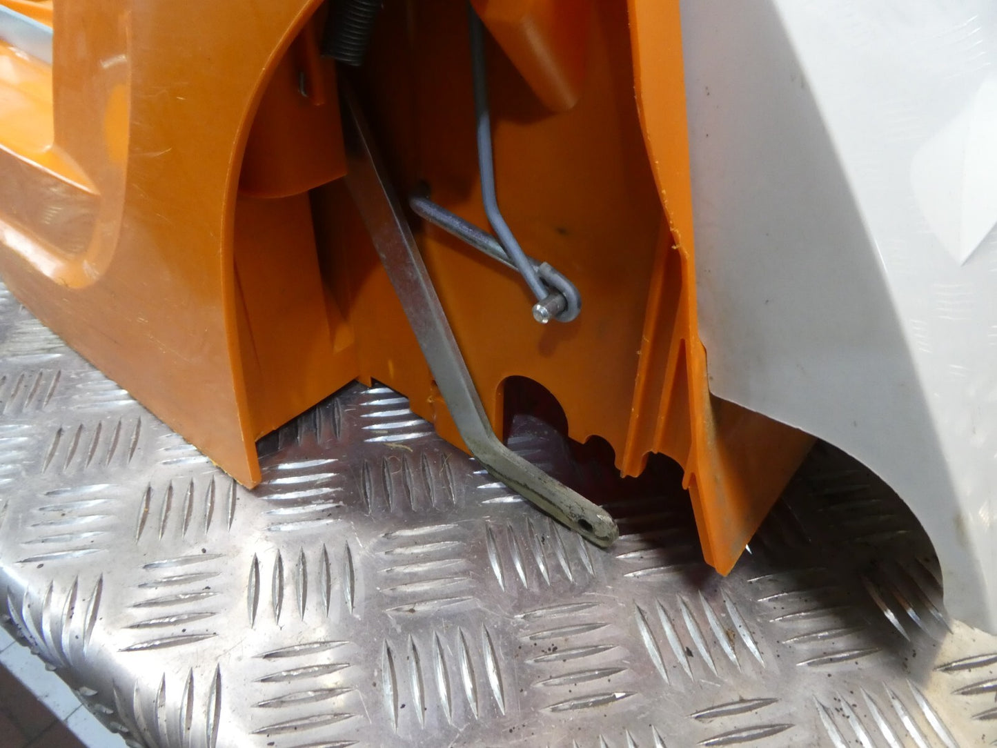 STIHL RMA 443.2 PV Akku Gehäuse mit klappe, Höhenversteller, rame ORIGINAL gebraucht - Rasenmaher
