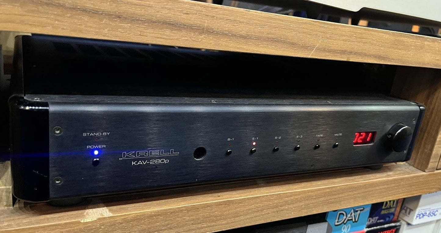 Krell Kav 280p Vorverstärker mit ORIGINAL gebraucht - Fernbedienung