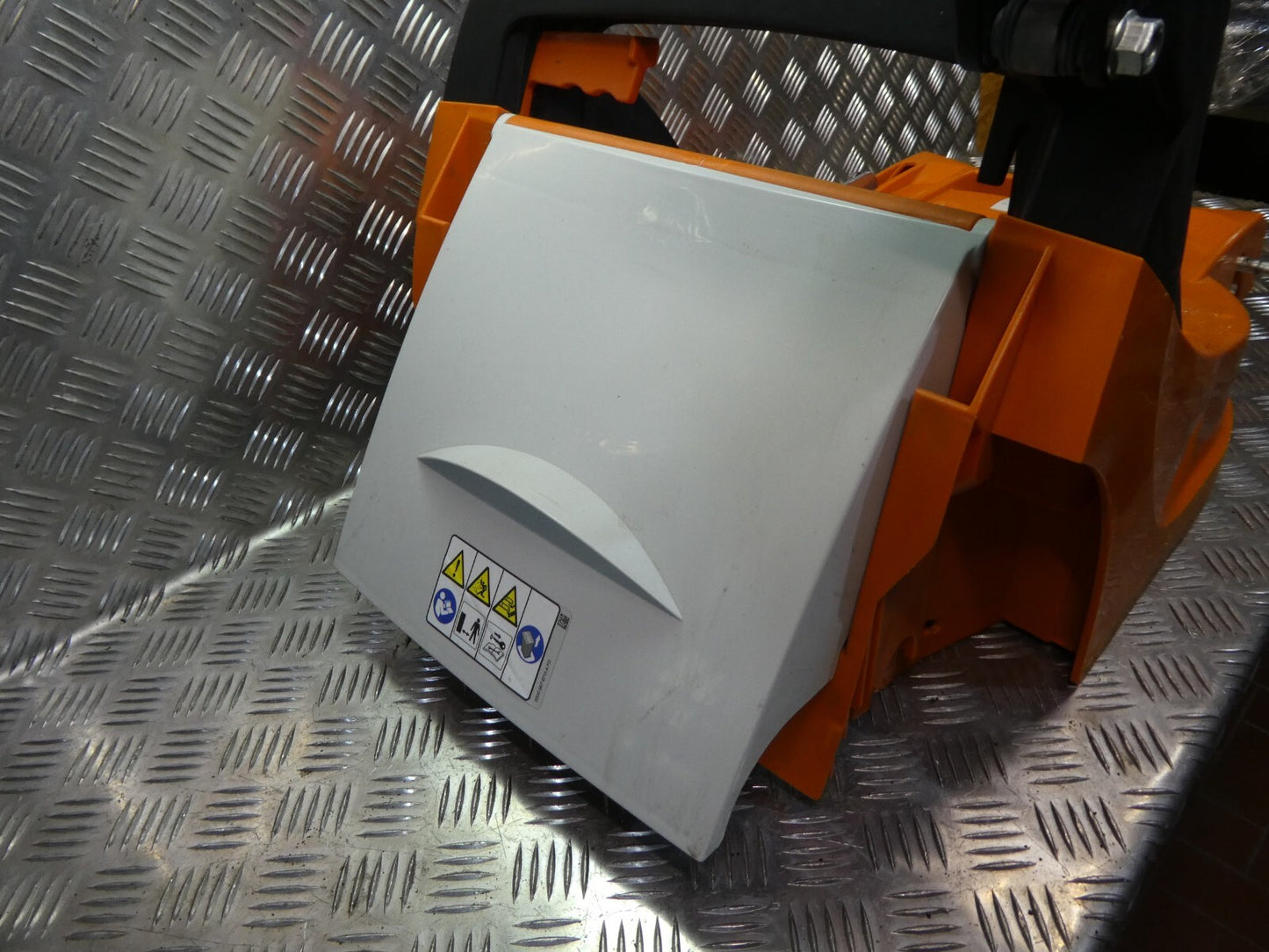 STIHL RMA 443.2 PV Akku Gehäuse mit klappe, Höhenversteller, rame ORIGINAL gebraucht - Rasenmaher