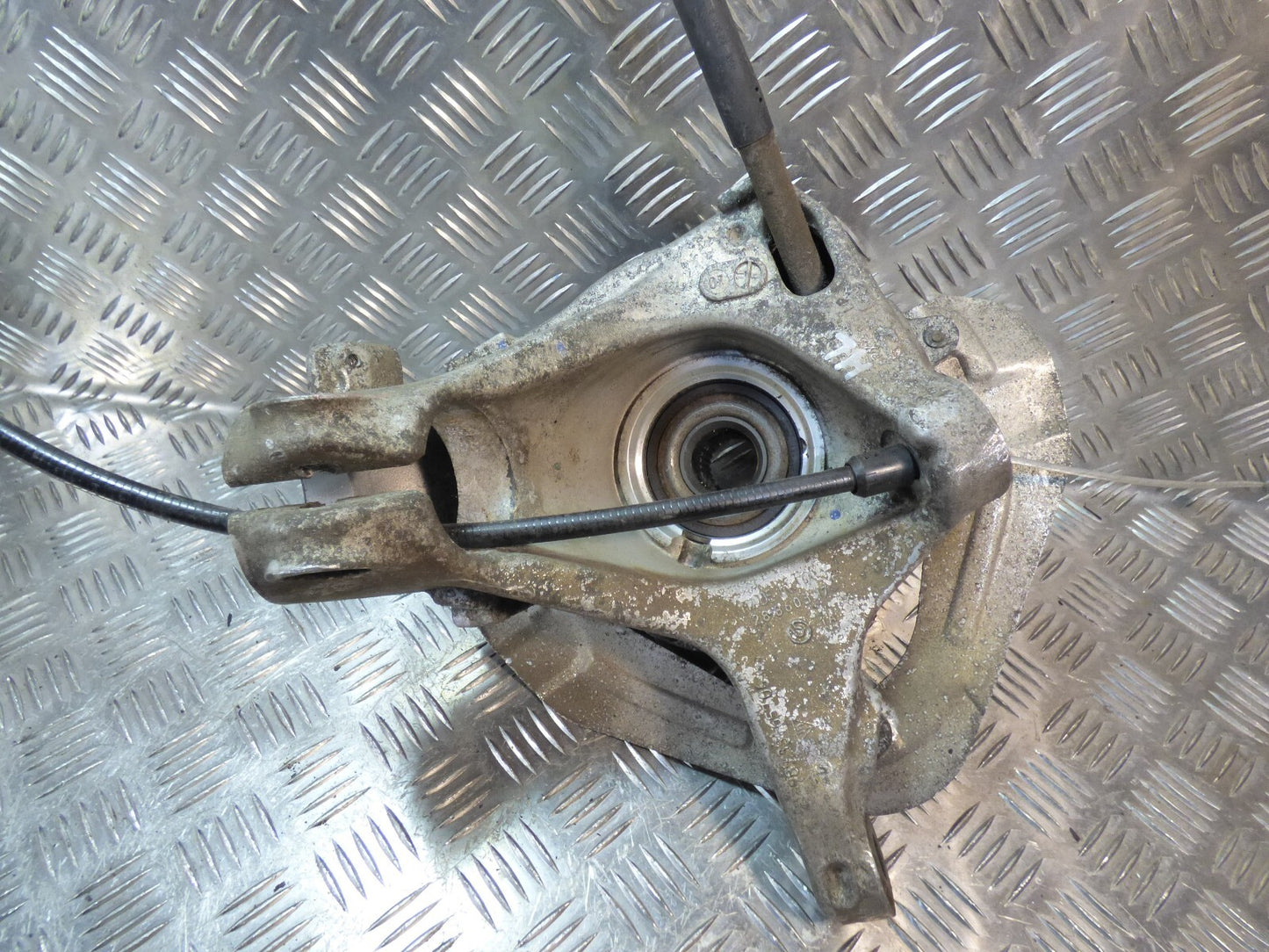 Porsche Boxster Cayman 987 Achsschenkel Hinten Links ORIGINAL gebraucht - 98733165706