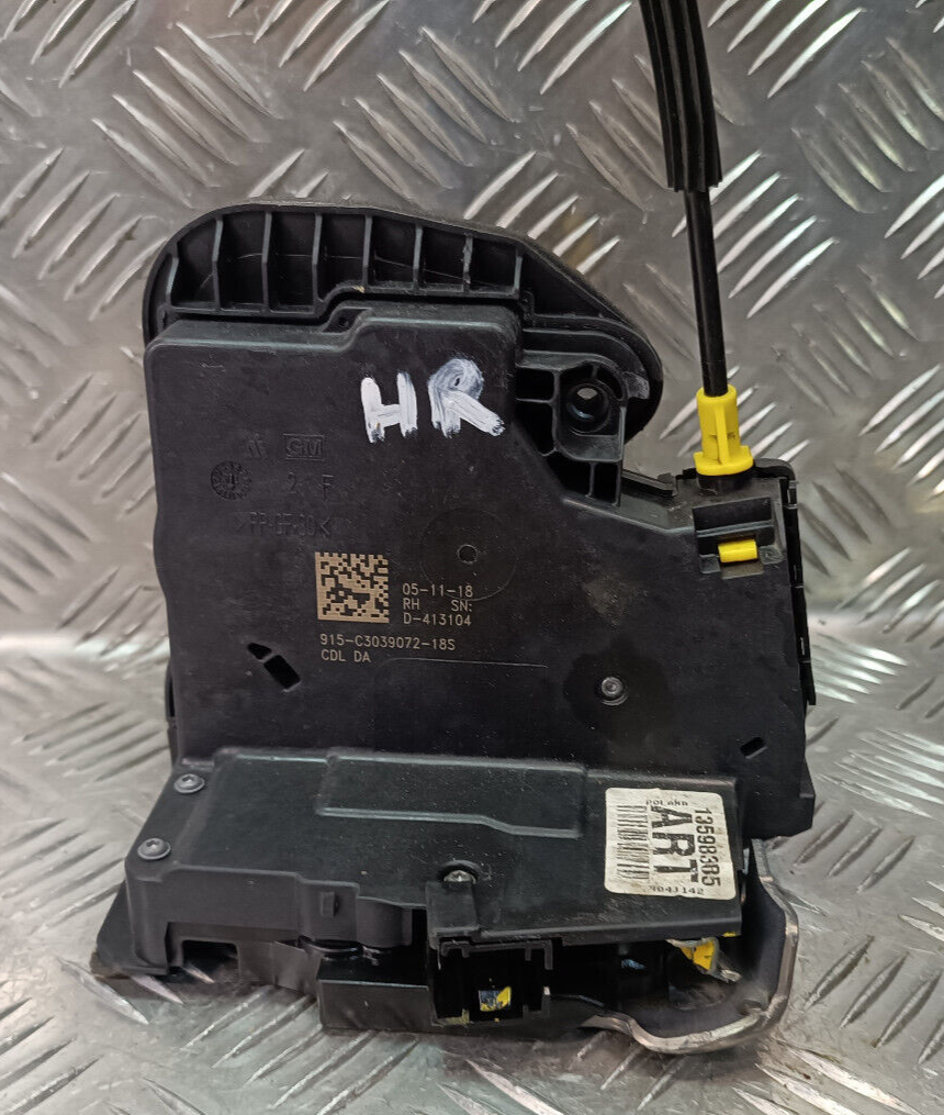 OPEL ASTRA K 1.4 2019 Türschloss Schloss Hinten Rechts ORIGINAL gebraucht - 13598385