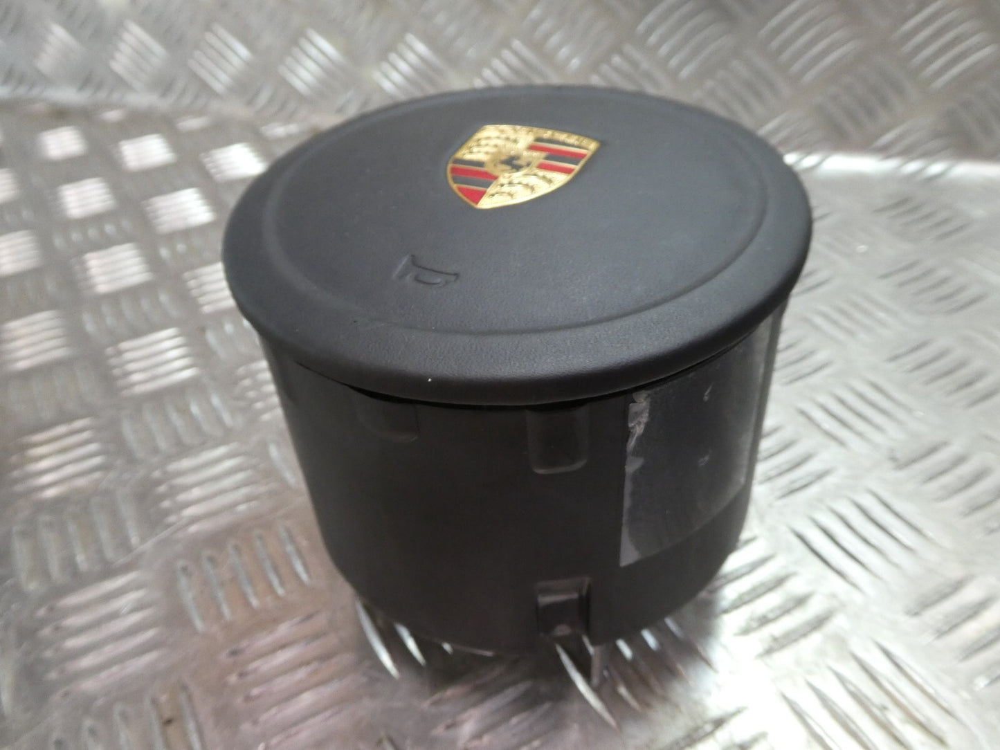 Porsche 970 Multifuntion AirBag Lenkrad Alcantara leaderlenkrad grau ORIGINAL gebraucht - Panamera