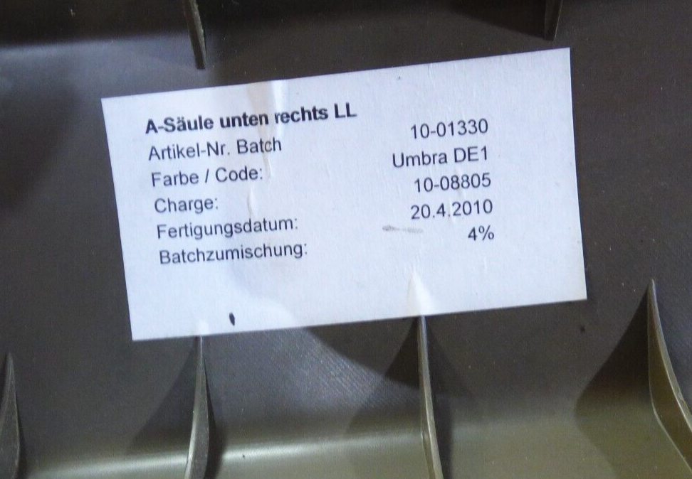 Porsche Cayenne S 92A Einstiegsleiste Schweller v. rechts 7P5863484M ORIGINAL gebraucht - Verkleidung