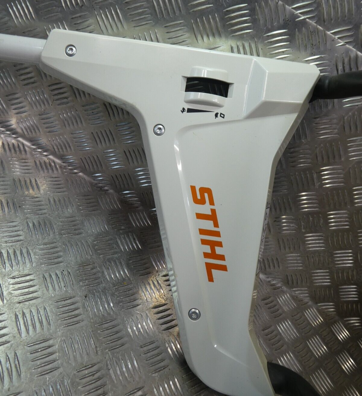 STIHL RMA Akku Lenkeroberteil + Lenkerunterteil+ Abdeckung ORIGINAL gebraucht - Rasenmaher