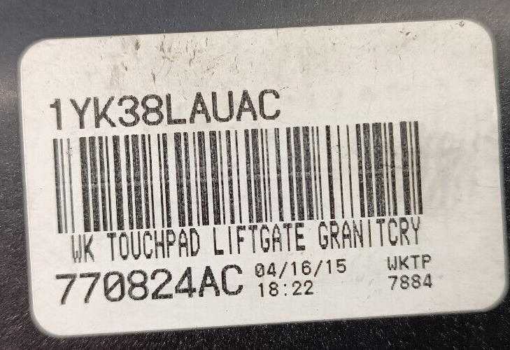 Jeep Grand WK2 Heckkappe Kofferraum Griff 1YK38LAUAC ORIGINAL gebraucht - Cherokee