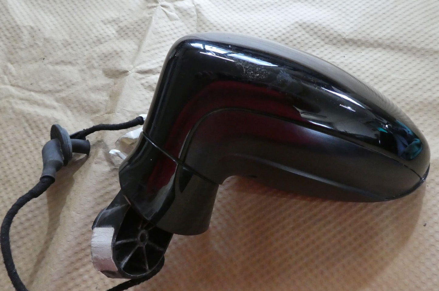 Porsche Panamer 970 Spiegel Aussenspiegel Links SCHWARZ 7 PIN ORIGINAL gebraucht - 97061266600