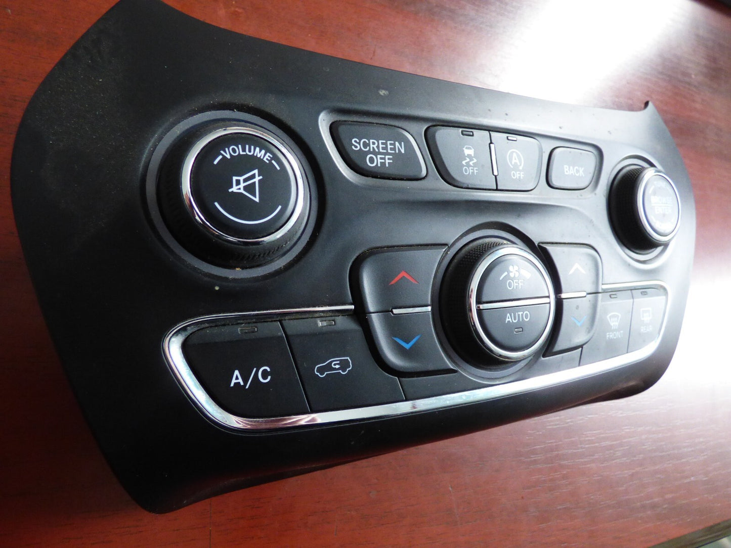 Jeep Cherokee KL 2.0 CRD Klimabedienteil Klima Bedienteil Climatronic ORIGINAL gebraucht - 68249515AA