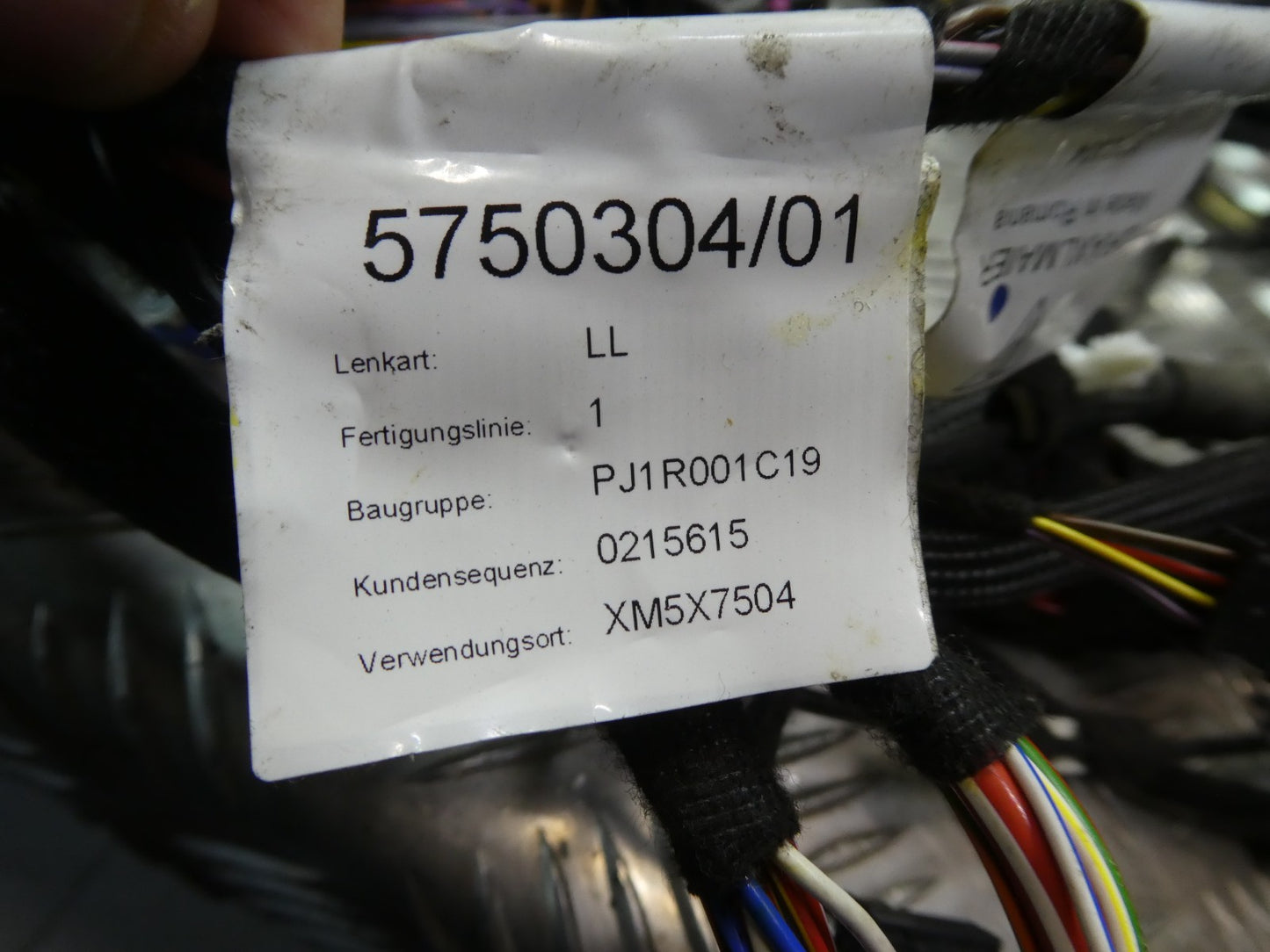 Orig. PORSCHE MACAN 3.0 TDI Leitungssatz Kabelbaum armaturenbrett / 01 ORIGINAL gebraucht - 5750504