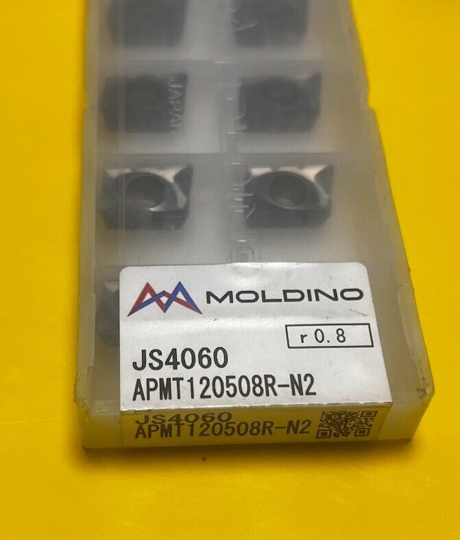 10 MOLDINO zum Fräsen 120508R-N2 JS4060 r 0.8 Neu 065025 1C486XZB ORIGINAL gebraucht - Wendeplatten