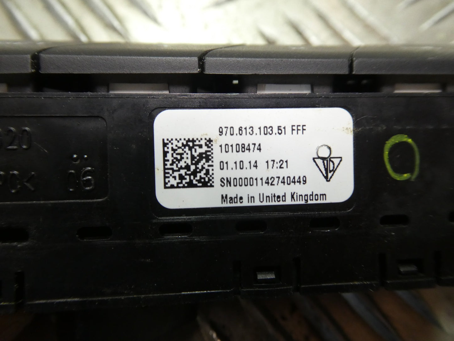 Porsche Panamera 970 Memory schalter für Sitzverstellung Vorne Links ORIGINAL gebraucht - 97061310351