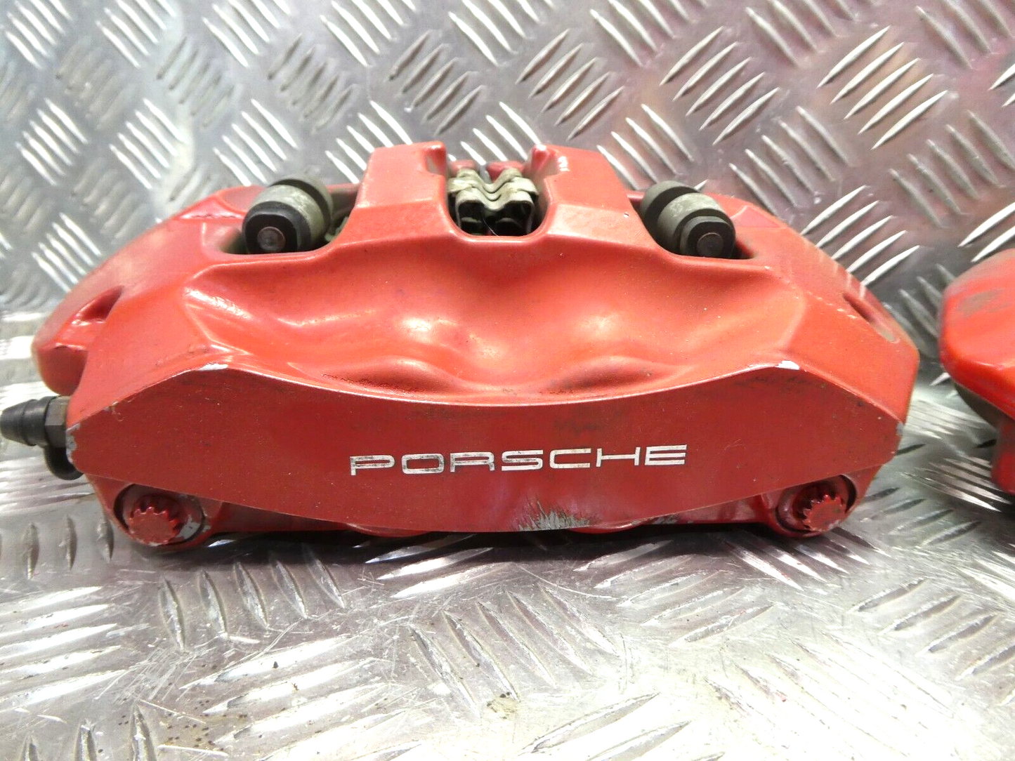 Porsche Cayenne 92A Hinten R + L BREMBO 7P0615424 + 7P0615424 ORIGINAL gebraucht - Bremssattel