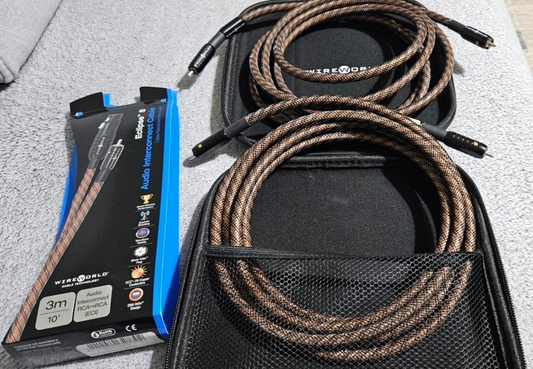 Eclipse 8 Audio RCA ORIGINAL gebraucht - RCA (ECI) Audio Interconnect kabel 3m 1 paar ORIGINAL gebraucht - WireWorld
