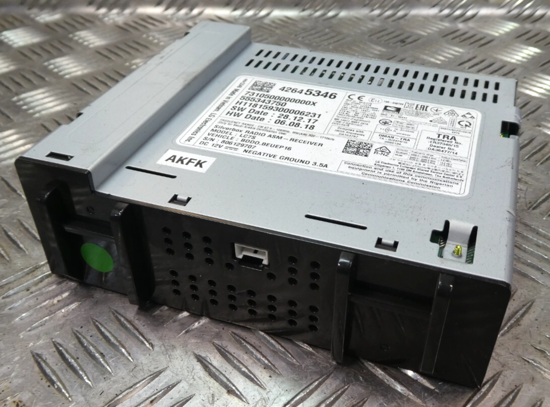 OPEL ASTRA K Autoradio Radio Silverbox LC7S GM ORIGINAL gebraucht - 42645346