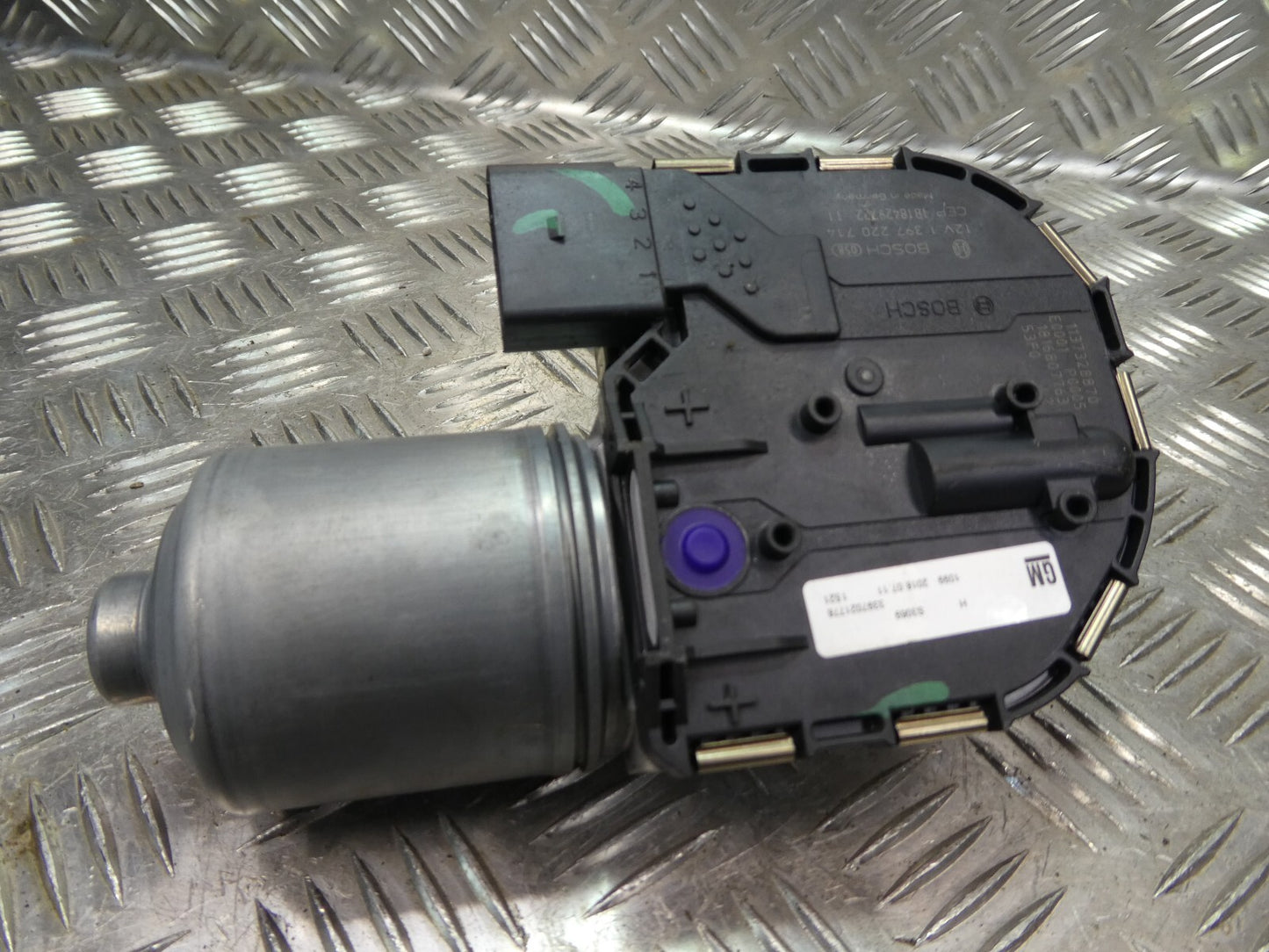 OPEL ASTRA K 1.0 TURBO Wischermotor GM 3397021778 ORIGINAL gebraucht - 20150717