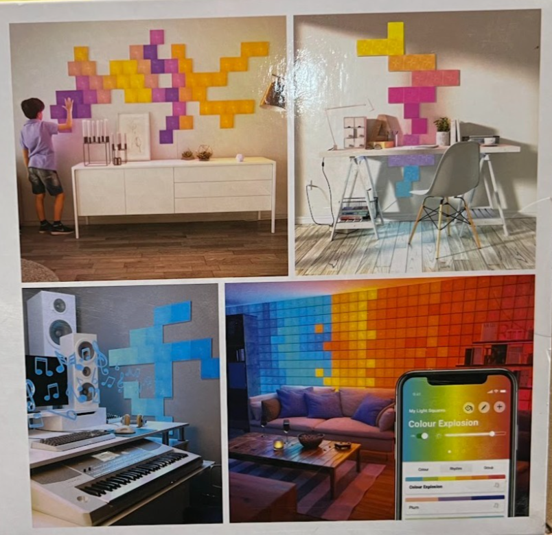 Canvas 29-teiliges Set quadratische LED-Lichtpaneele ORIGINAL gebraucht - Nanoleaf