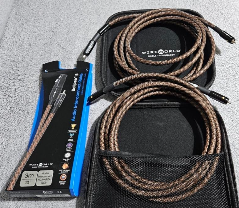 Eclipse 8 Audio RCA ORIGINAL gebraucht - RCA (ECI) Audio Interconnect kabel 3m 1 paar ORIGINAL gebraucht - WireWorld