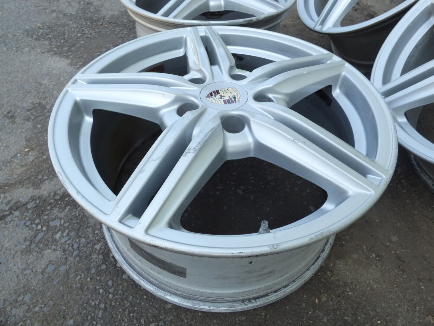 Porsche Cayenne II 92A 2012 Alufelgen Satz Felgen 19" Zoll 7P5601025E gebraucht - Original