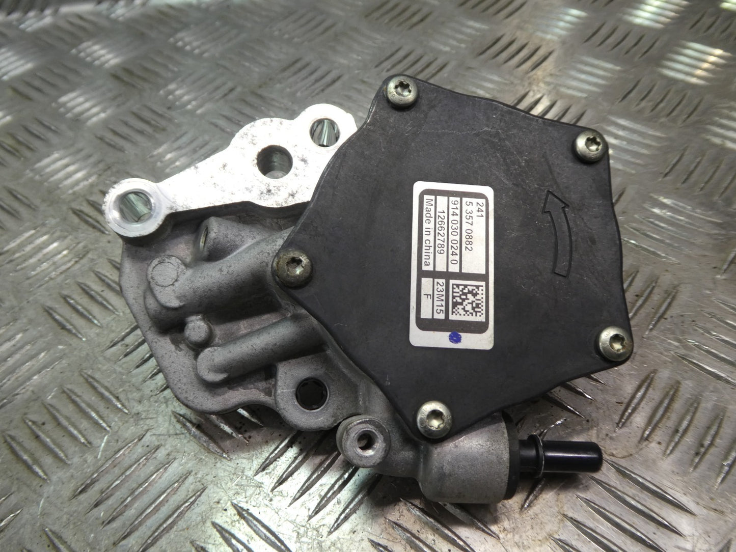 OPEL ASTRA K 1.0 TURBO 12V Original Unterdruckpumpe Vakuumpumpe GM gebraucht - 12662789