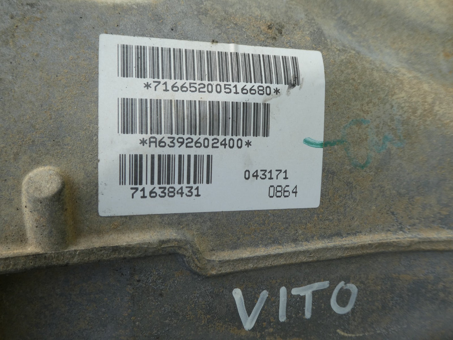 Vito Viano W639 2.2 CDI 6 Gang Schaltgetriebe Getriebe 716.652 ORIGINAL gebraucht - Mercedes