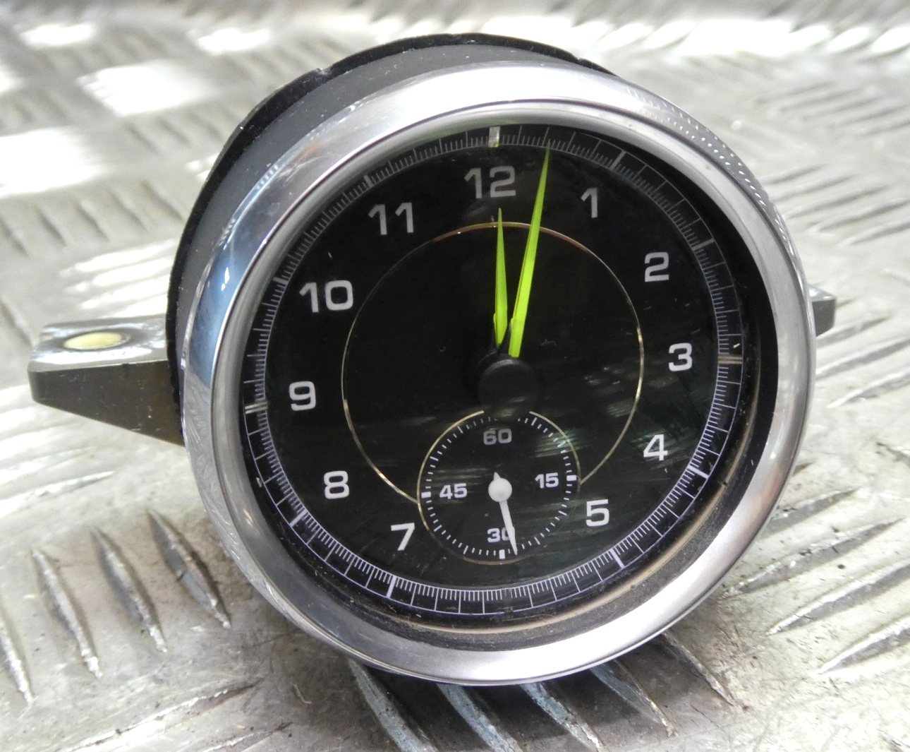 Porsche Panamera 3.0 E-Hybrid Uhr Clock in armaturenbrett ORIGINAL gebraucht - 97064131505DAP
