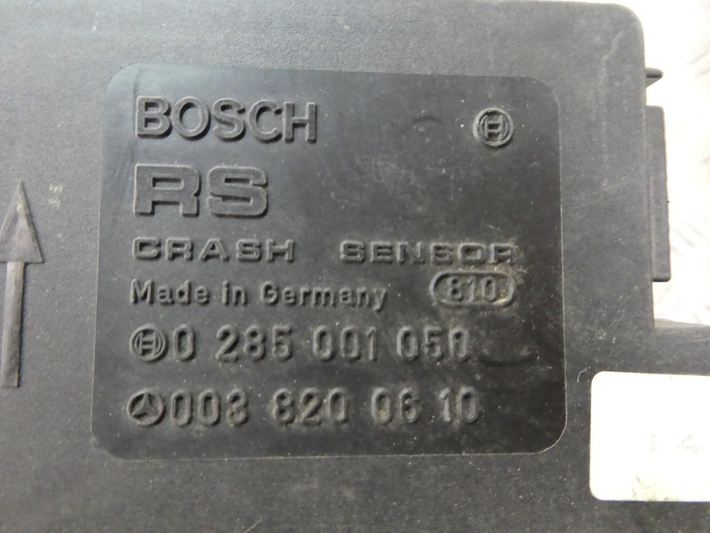 Mercedes-Benz C126 Coupe SEC W126 Steuergerät Crash Sensor 0285001050 ORIGINAL gebraucht - 0038200610