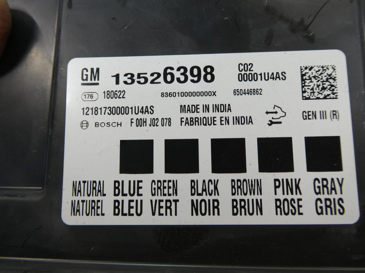 OPEL ASTRA K 1.0 TURBO Bordnetzsteuergerät Komfortsteuergerät GM ORIGINAL gebraucht - 13526398