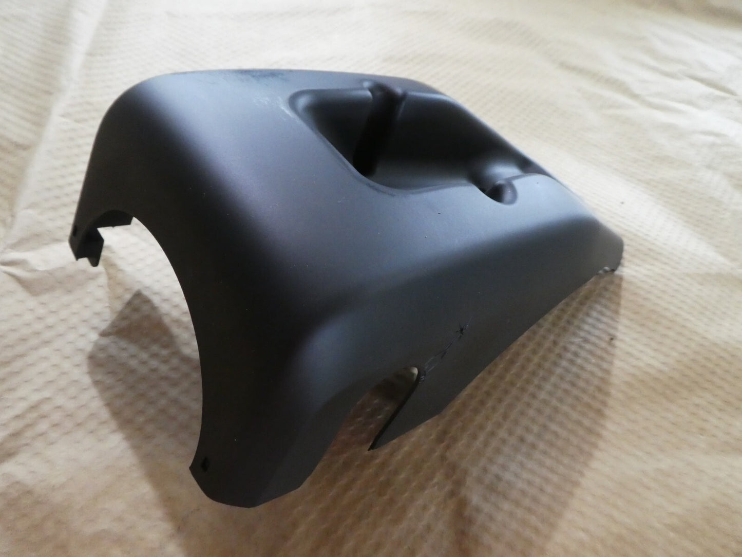 Porsche Panamer 970 Verkleidung Lenksäule schwarz unten ORIGINAL gebraucht - 97055247501