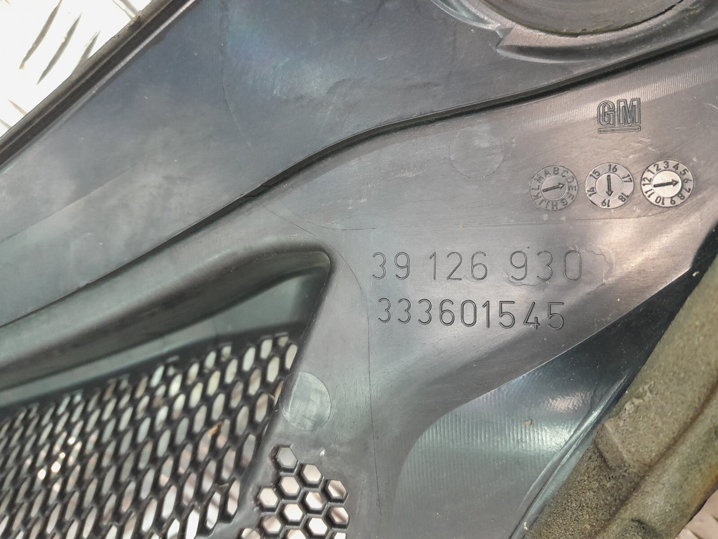 OPEL ASTRA K 1.4 Turbo Scheibenwischer Wasserkasten Abdeckung 333601545 ORIGINAL gebraucht - 39126930