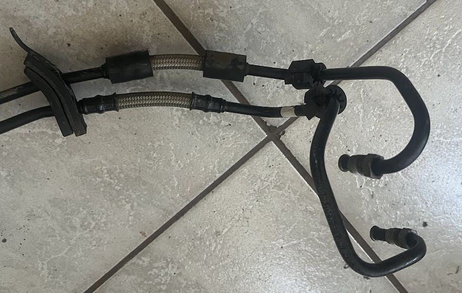 Porsche Cayenne II 92A Hydraulikflüssigkeit Rohrs Vorne 7P0614741H ORIGINAL gebraucht - Bremsschlauch