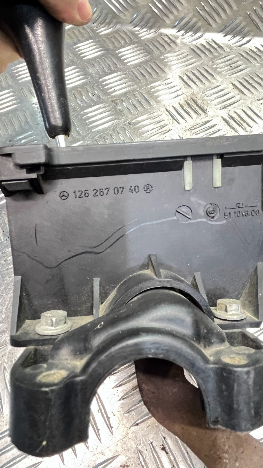 Mercedes-Benz C126 W126 _ Schaltkulisse Wählhebel Automatik _ ORIGINAL gebraucht - 1262670740