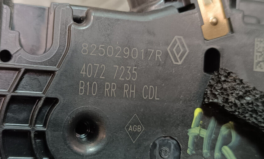 Renault Zoe 2022 Original Hinten Rechts Türschloss 40727235 gebraucht - 825029017R